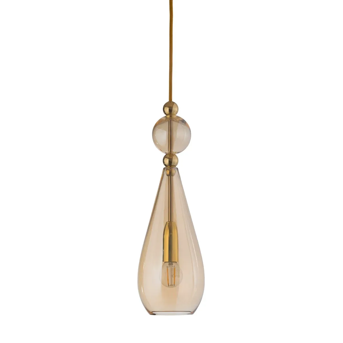 Adornment Hängelampe Ø12.5 cm, Golden Smoke