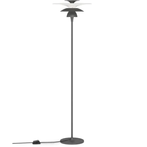 Amedeo Stehlampe 1400 mm, Oxide Grau