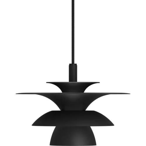 Amedeo Hängelampe 180 mm, Mattschwarz