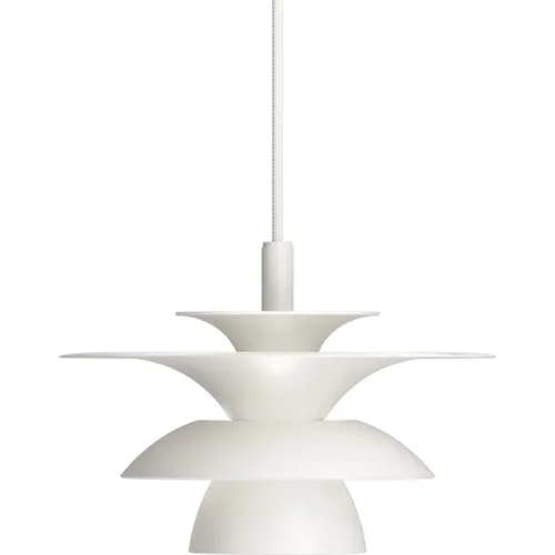 Amedeo Hängelampe 180 mm, Mattweiß