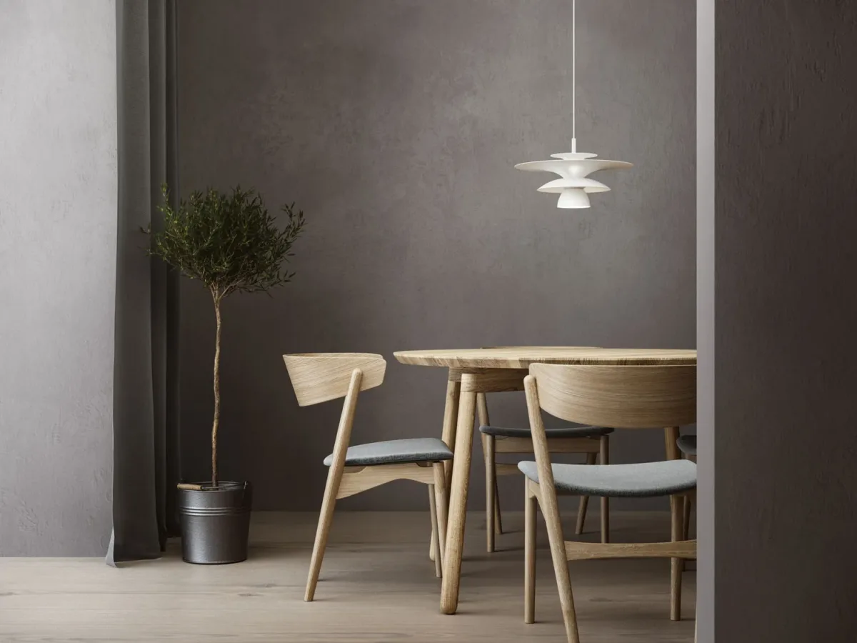 Amedeo Pendant 380 mm, Matte White - Image 2