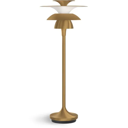 Amedeo Tischlampe 460 mm, Antique Messing