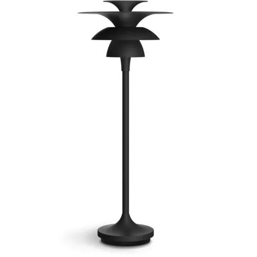 Amedeo Tischlampe 460 mm, Mattschwarz