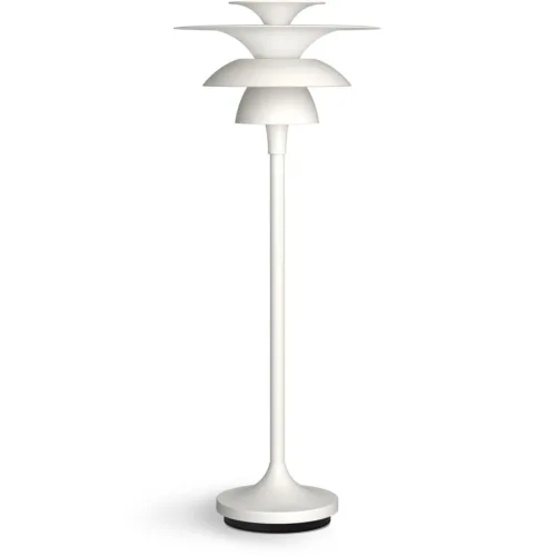 Amedeo Tischlampe 460 mm, Mattweiß