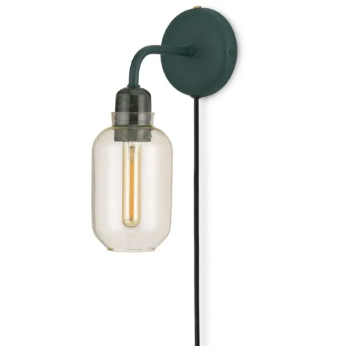 Ampera Wandlamp, Goud / Groen