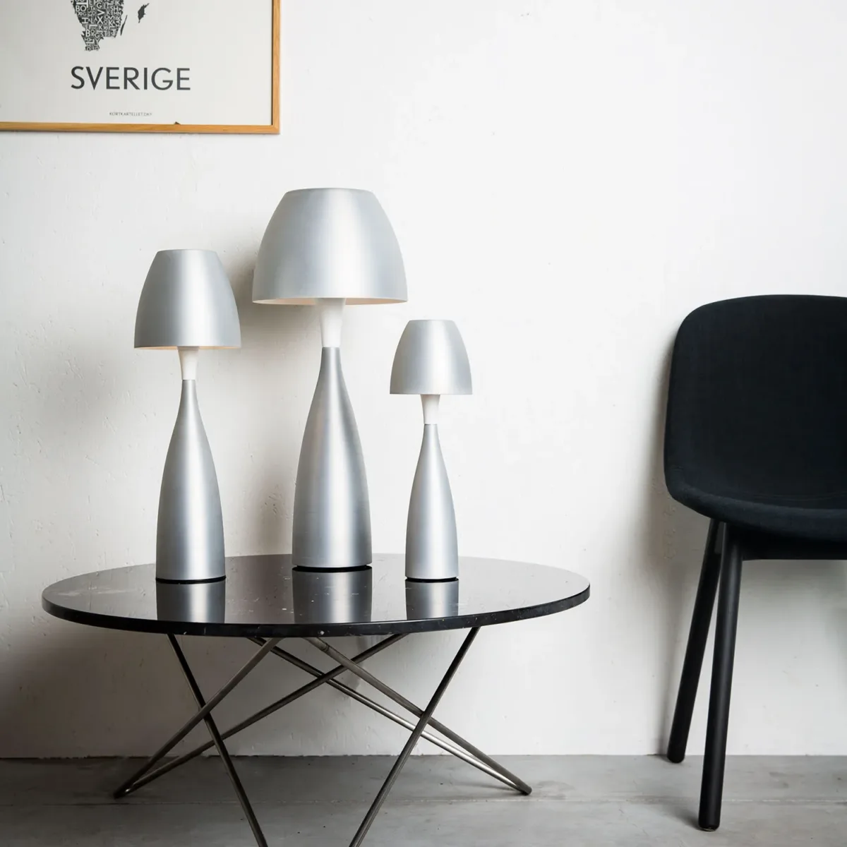 Aquatic Table Lamp LED Small, Grey - Image 11