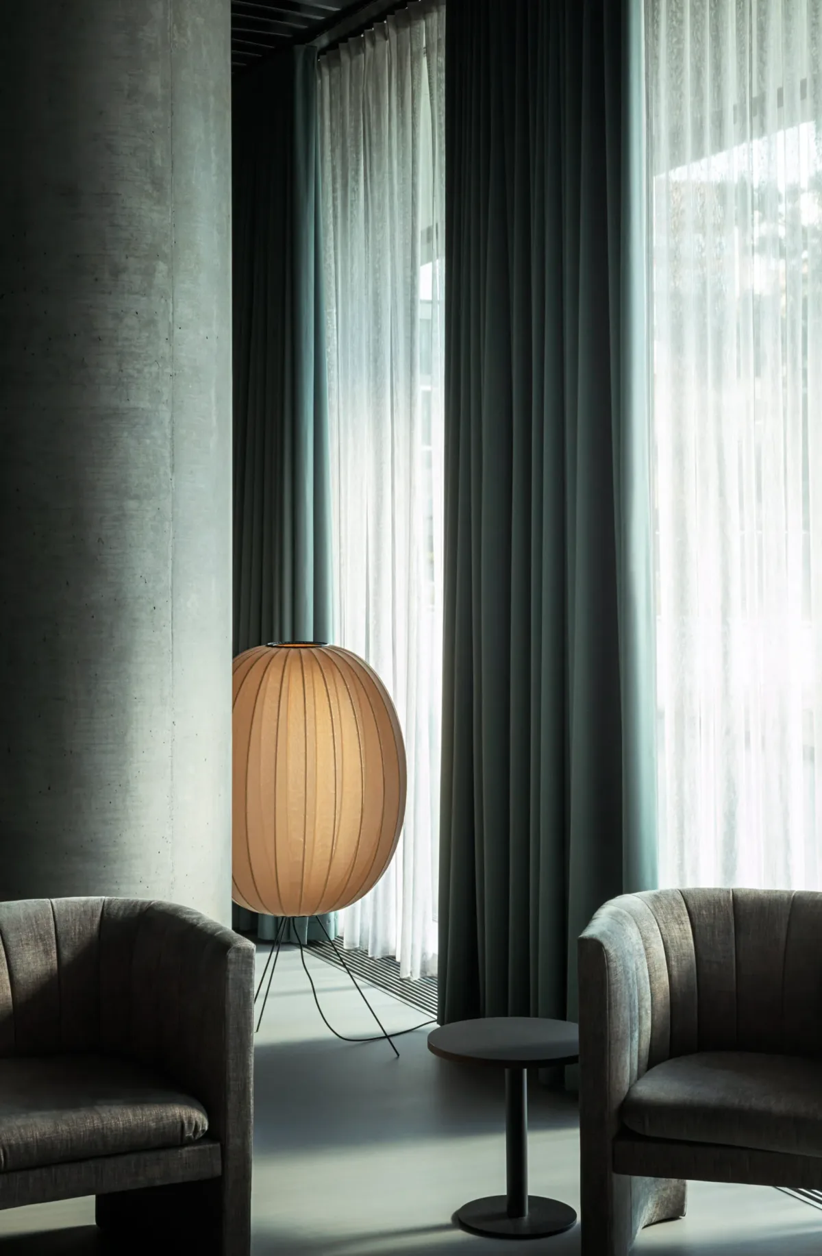 Artlix Stehlampe High Oval 65 cm, Sunrise