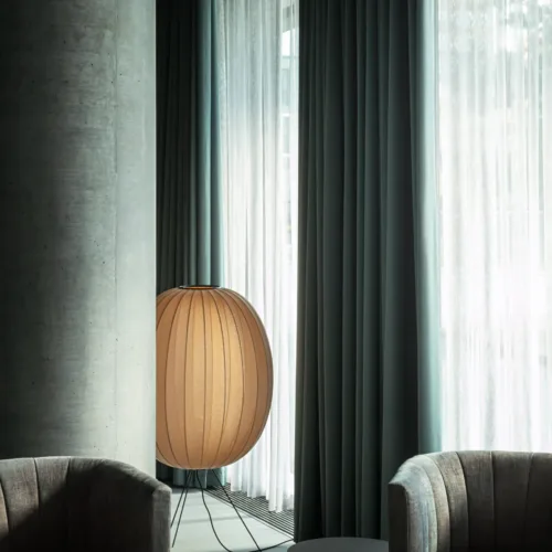 Artlix Stehlampe High Oval 65 cm, Sunrise