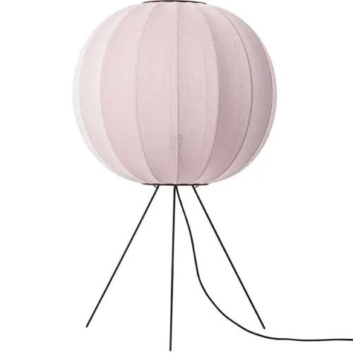 Artlix Stehlampe Mittel Rund 60 cm, Schwarz