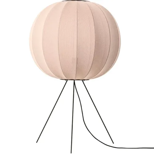 Artlix Stehlampe Mittel Rund 60 cm, Sand Stone