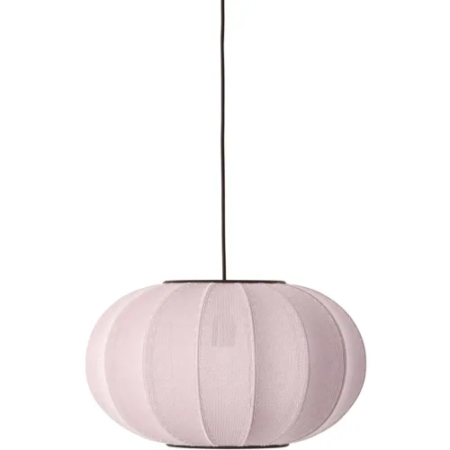 Artlix Hängelampe Oval 45 cm, Hellrosa