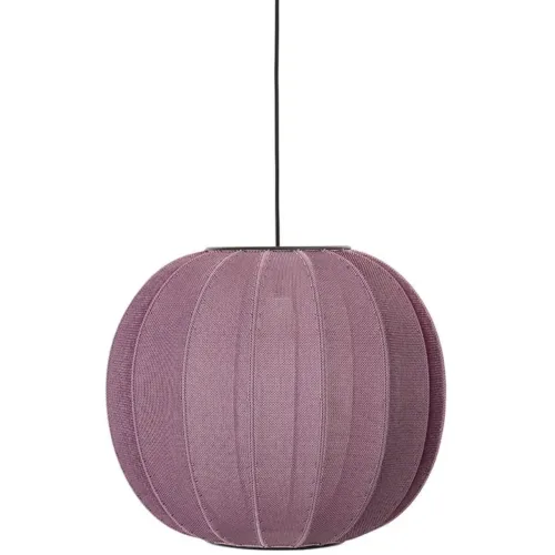 Artlix Hängelampe Rund 45 cm, Burgundy