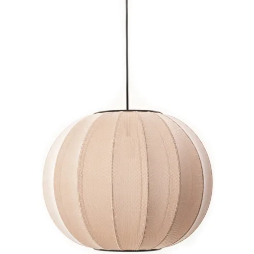 Artlix Hängelampe Rund 45 cm, Sand Stone