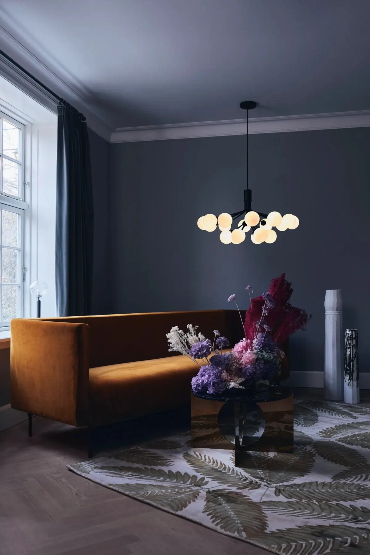 Artopee 18 Kronleuchter, Satin Schwarz / Opal – Bild 3