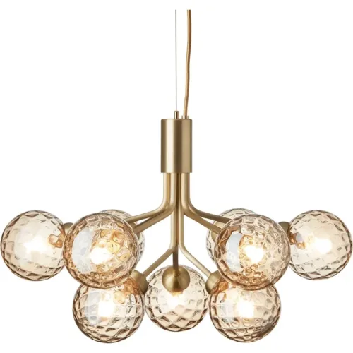 Artopee 9 Kronleuchter, Messing / Gold