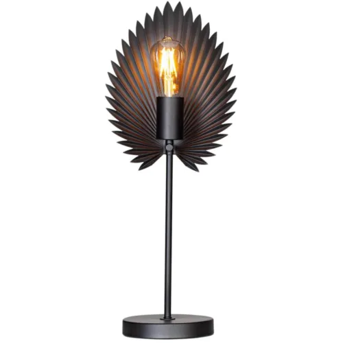 Arubia Tischlampe, Mattschwarz