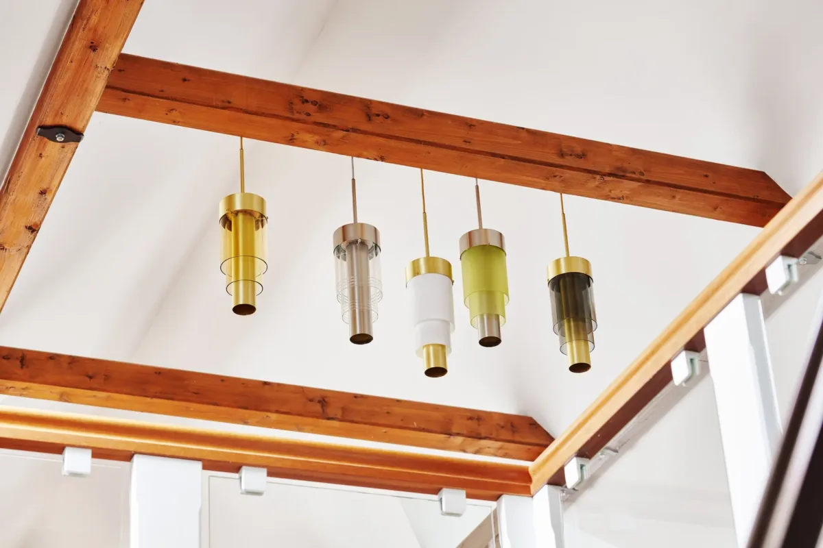 Aspirea Pendant, Brass / Smokey Grey - Image 4