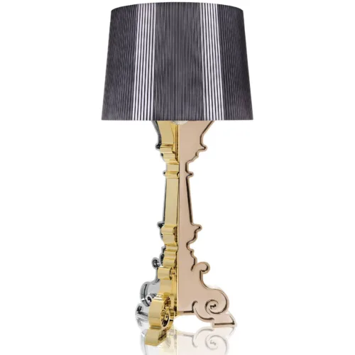 Baroque Table Lamp, Grey