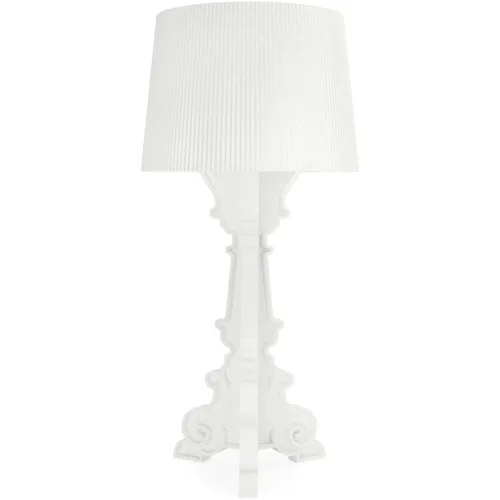 Baroque Table Lamp, Matte white