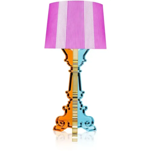 Baroque Table Lamp, Pink