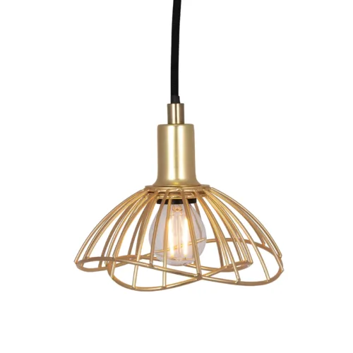 Beam 16 Hanglamp, Geborsteld Messing