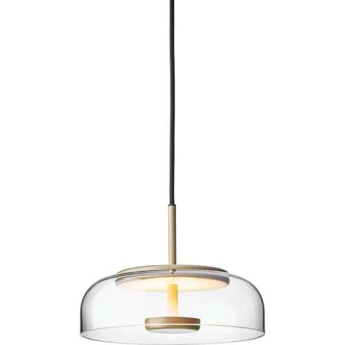 Bellusso 1 Hanglamp, Scandinavisch Goud / Helder