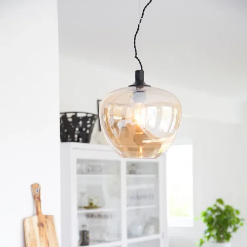 Blusci Hanglamp, Amber