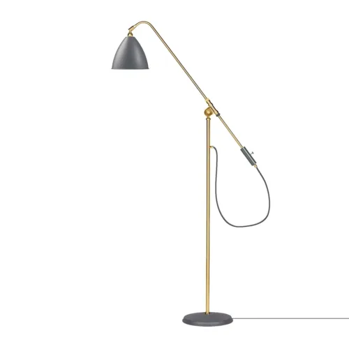 Bonlite Bl4 M Vloerlamp, Messing/Grijs