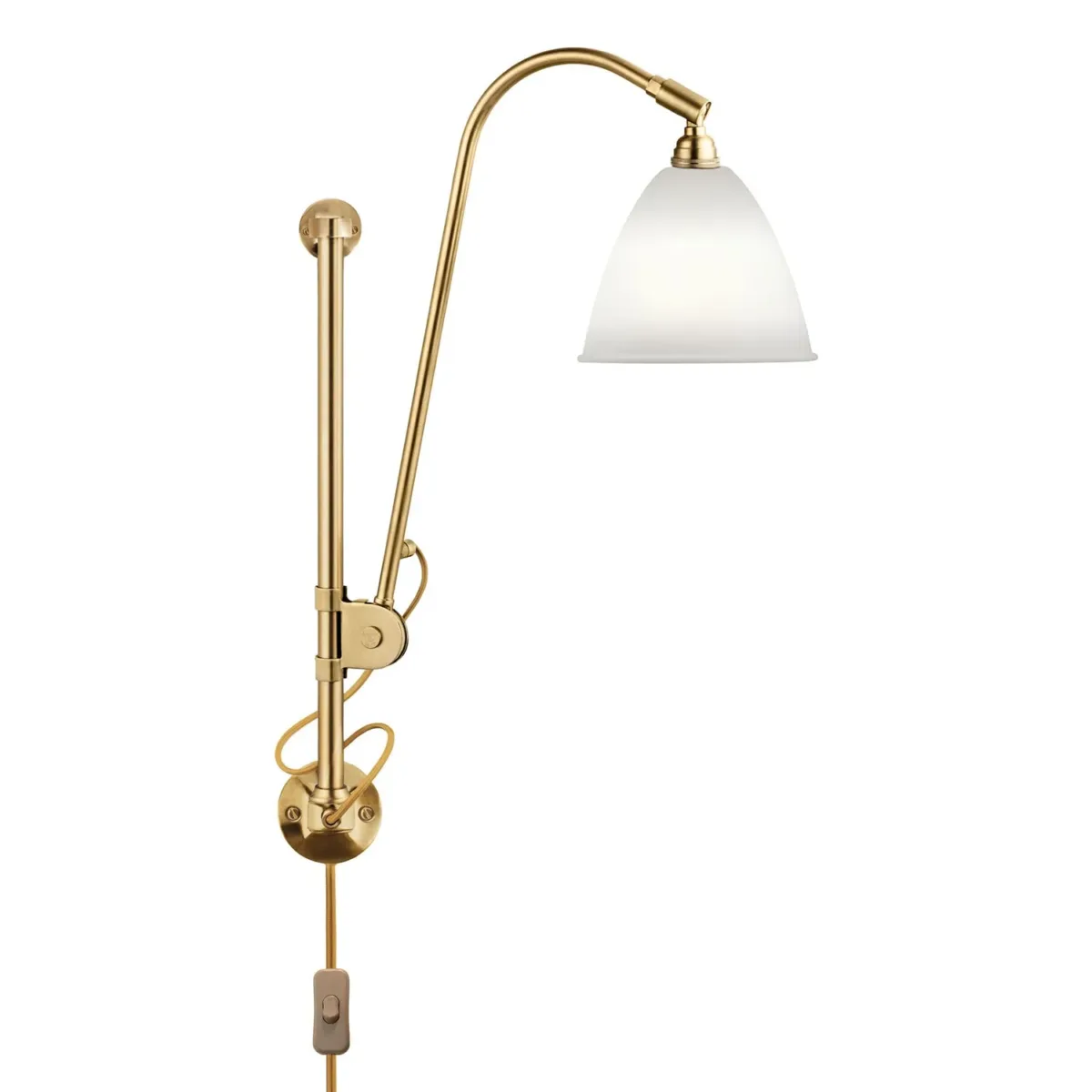 Bonlite BL5 Væglampe, Messing/Ben Kina