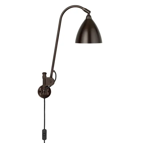 Bonlite Bl6 Wandlamp, Zwart Messing/Zwart Messing
