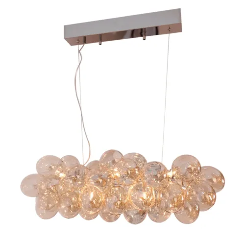 Bubbles Bar Hanglamp 80 cm, Amber