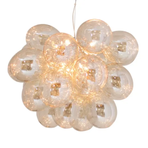 Bubbles Grande Hanglamp 62 cm, Amber