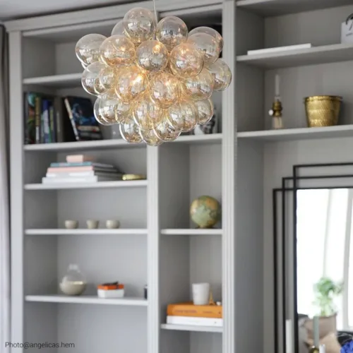 Bellen Hanglamp 50 cm, Amber