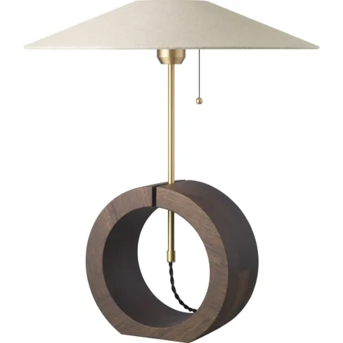 Bumble Tafellamp, Gerookt Eiken