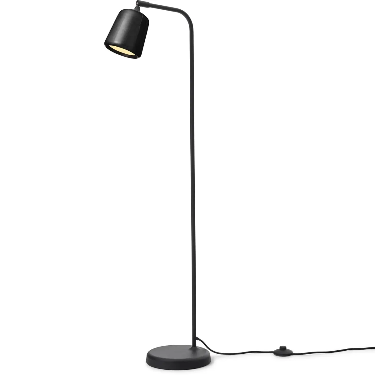 Charm Gulvlampe, Svart Marmor