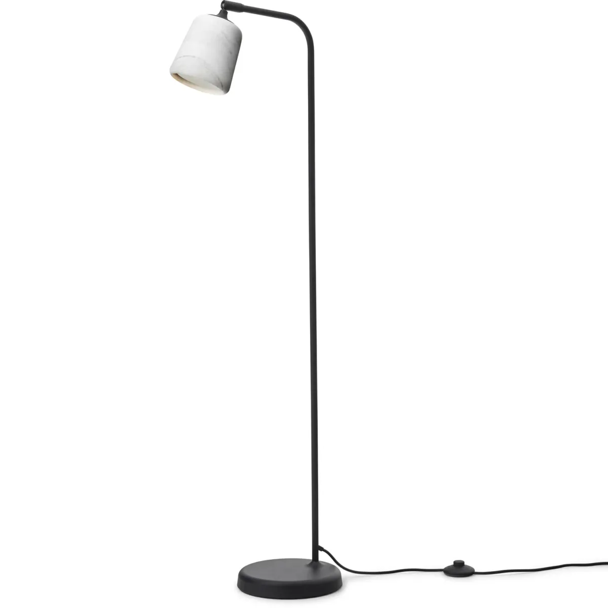 Charm Floor Lamp, White Marble