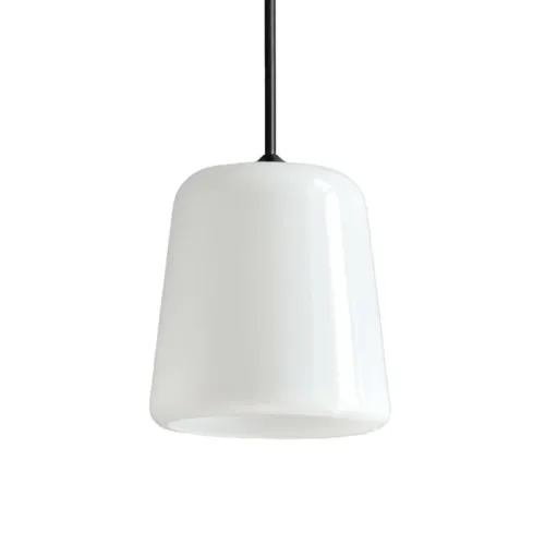 Charm Pendant Lamp,  The New Edition,  Black / Opal White