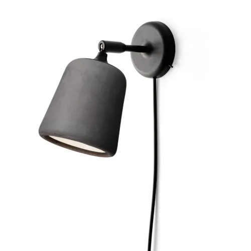Wandlamp Charm, Donkergrijs Beton