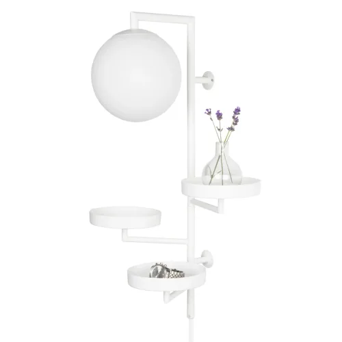 Wandlamp Elegance, Wit