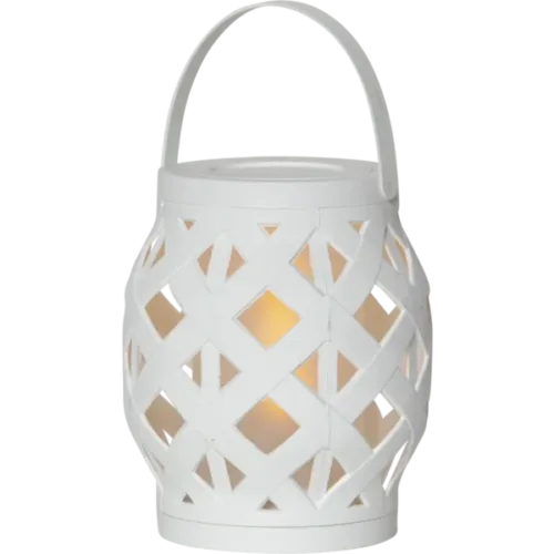Vlam Lantaarn 16 cm, Wit