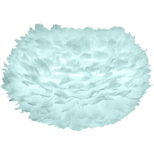 Fluffy Lampshade Light Blue, Medium