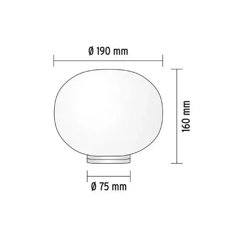 Glo-Spherical B0 Table Lamp Dimmer