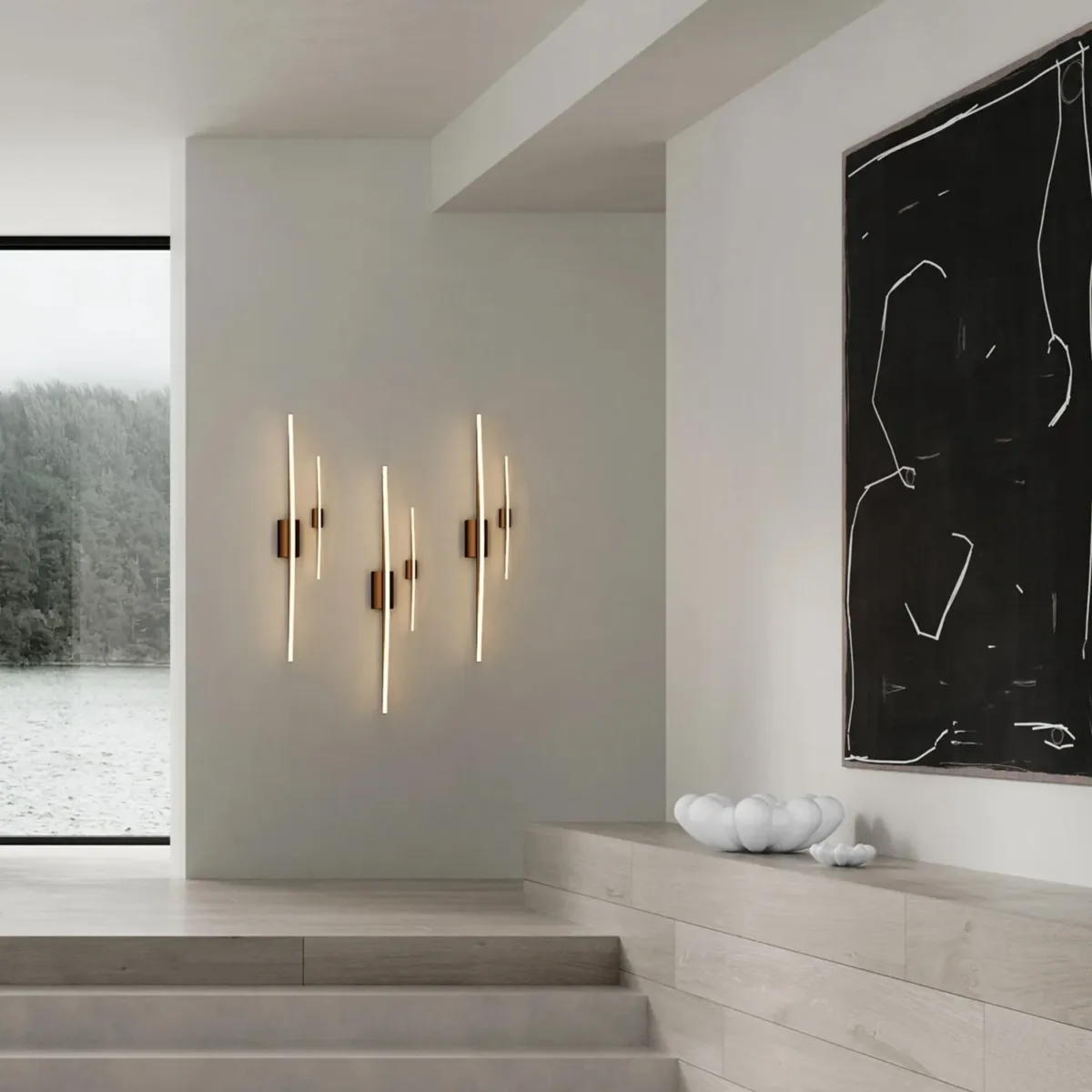Half Moon Wall Lamp, 100 cm - Image 2
