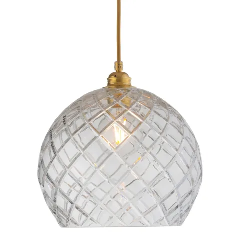 Linden Crystal Pendant Ø28 cm, Medium Check