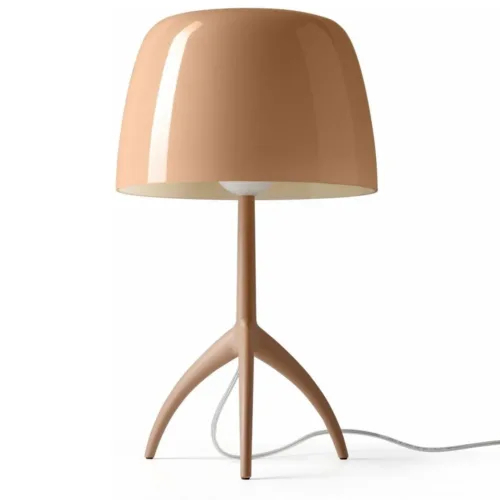 Luminelle Nuances Piccola Table Lamp With Dimmer, Cipria