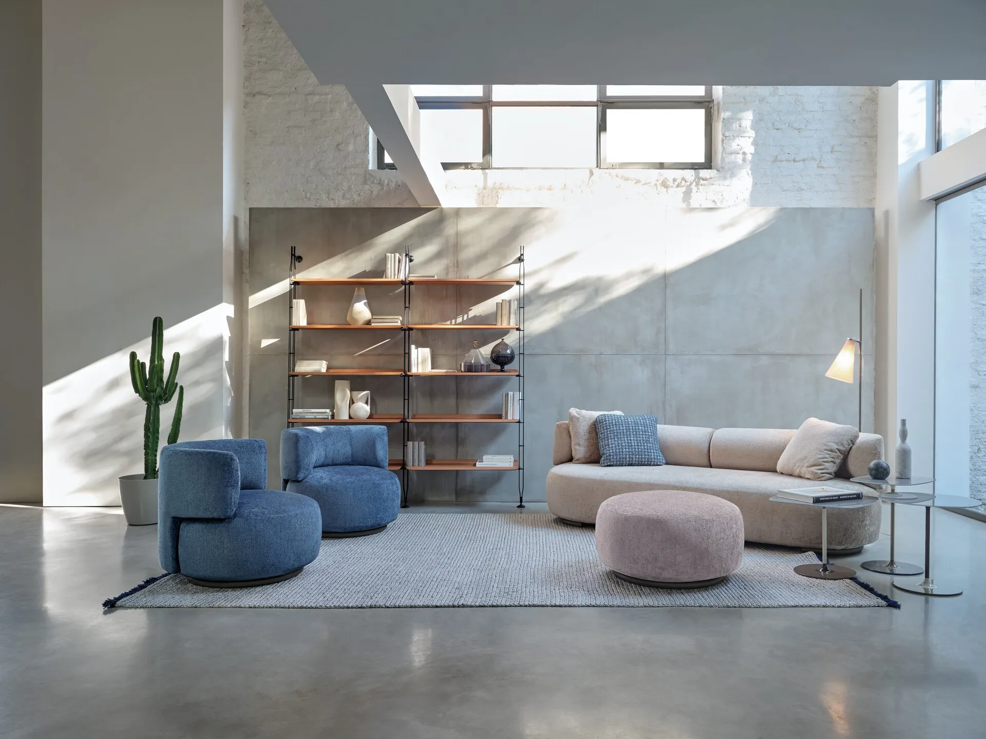 Luxoria Floor Lamp, Grey / Straw Yellow | Lights & Lamps Luxoria Floor Lamp, Grey / Straw Yellow - Image 2