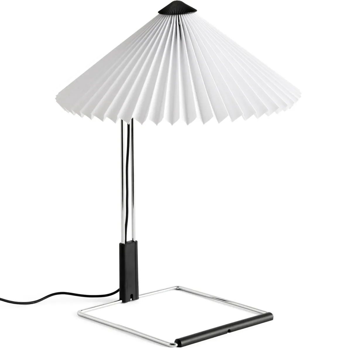 Mitros Bordlampe 300 mm, Speilbelagt Stål / Hvit