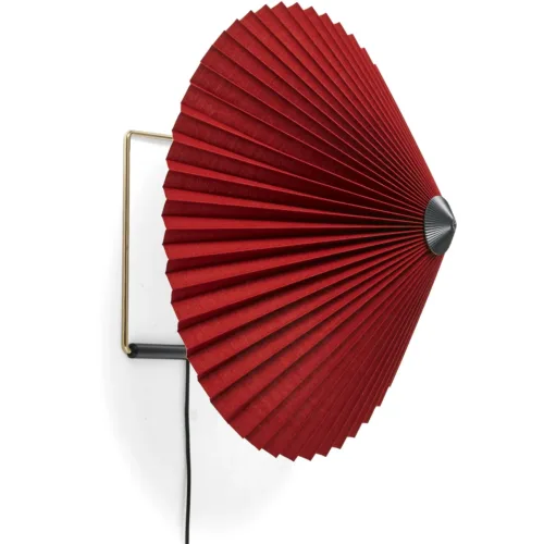 Wandlamp Mitros 380 mm, Oxide Rood