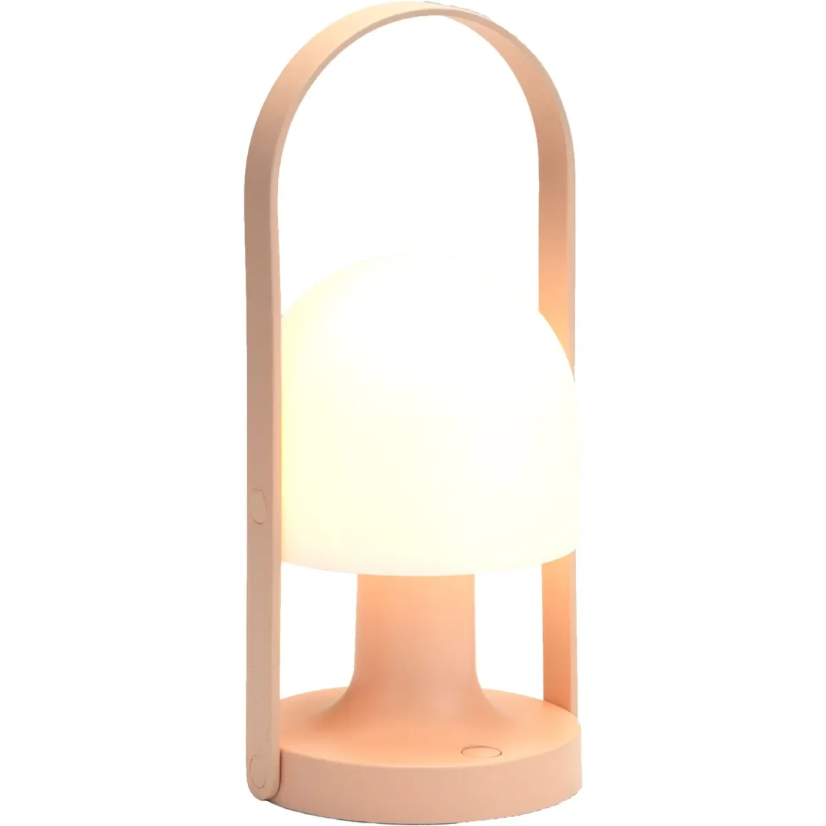 MushroomGlo Tischlampe Tragbar, Pale Rosa
