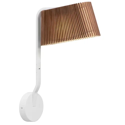 Wandlamp Orpheus 7030, Walnoot